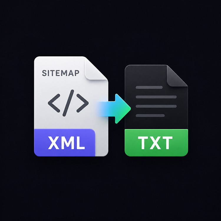 Sitemap XML转TXT工具